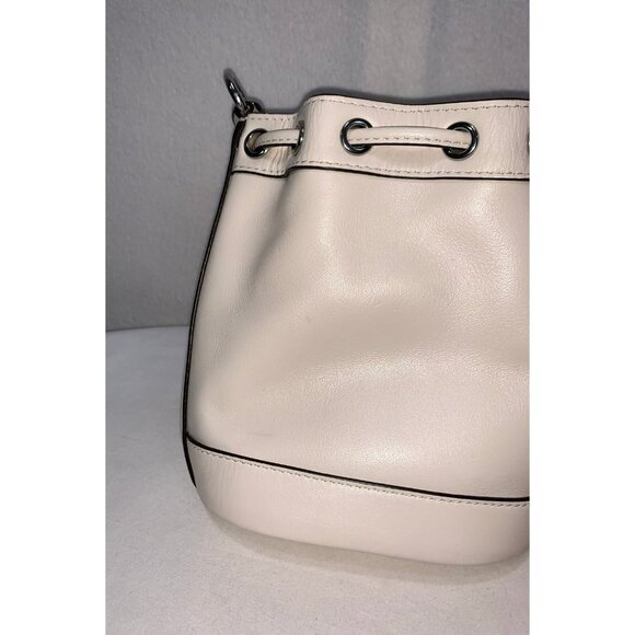Coach Mini Bucket Bag Chalk Silver CR144 NO LONG STRAP - Picture 12 of 12